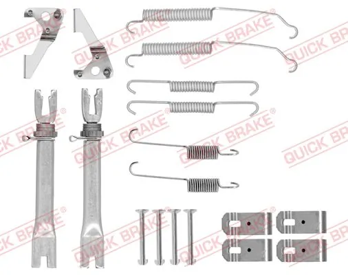 Accessory Kit, brake shoes